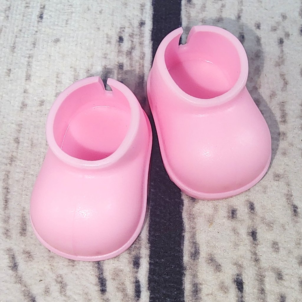 Pink Vinyl Shoes Specially Designed For Labubu